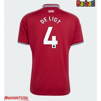 Manchester United Matthijs de Ligt #4 Tricou Fotbal Replică 2026-27 Barbati Acasa